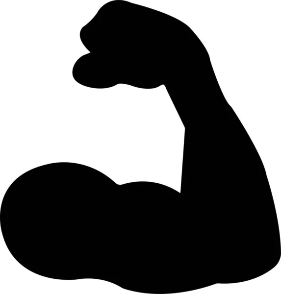 Arm Body Übung Flachen Stil — Stockvektor