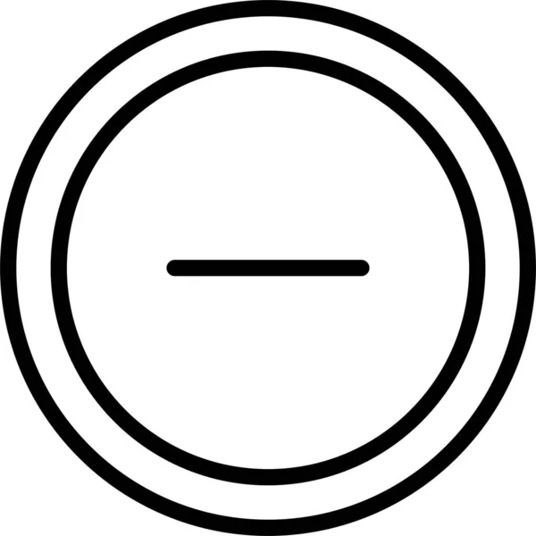 Straßenschild Symbol Umrissstil — Stockvektor