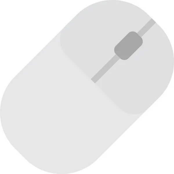 设备硬件鼠标图标为扁平样式 — 图库矢量图片