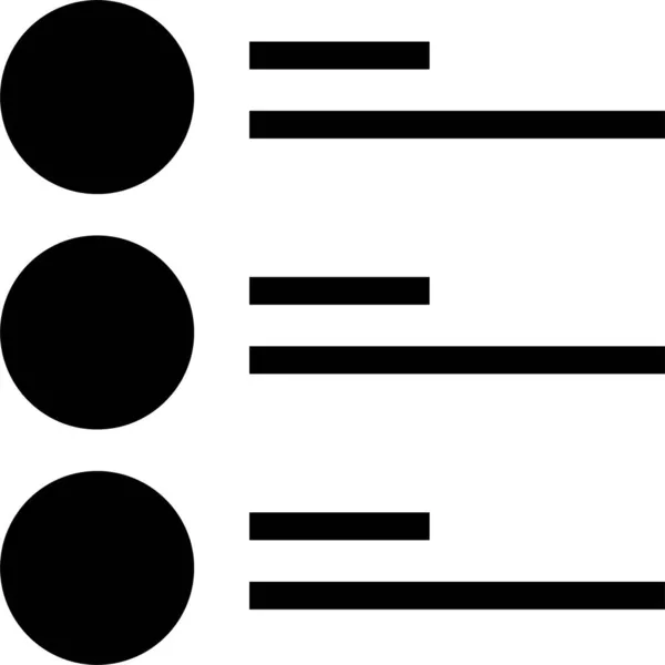 Kugel Kugeln Elemente Symbol Solidem Stil — Stockvektor