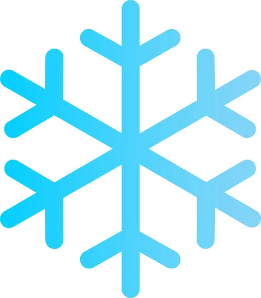 Weer Sneeuw Winter Icoon — Stockvector