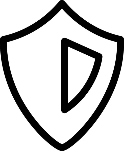 Lock Privacy Protection Icon Handgezeichneten Stil — Stockvektor