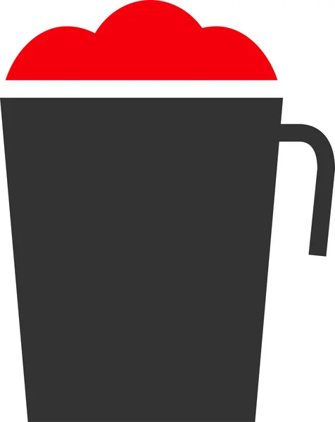 Кофе Кофе Кофе Икона Плоском Стиле — стоковый вектор