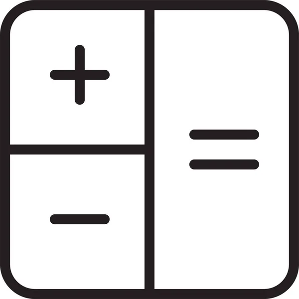 计算器设计基本图标 — 图库矢量图片