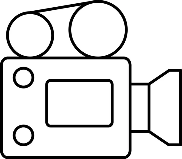 Cámara Grabación Icono Gadget — Archivo Imágenes Vectoriales