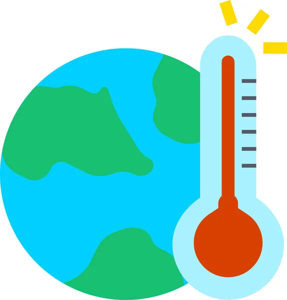 Ikona Świata Meteorologicznego — Wektor stockowy