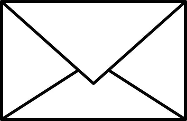 Message Email Enveloppe Icône — Image vectorielle