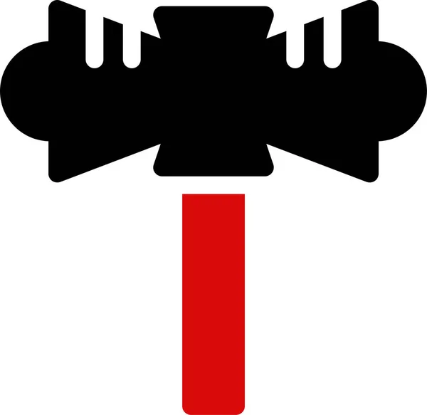 Ikona Alarmu Alarmowego Płaskim Stylu — Wektor stockowy