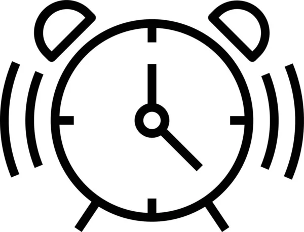 Reloj Despertador Icono Del Reloj — Archivo Imágenes Vectoriales