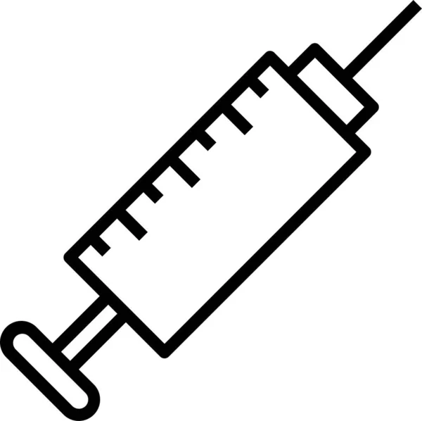 Значок Шприца Єкційних Наркотиків — стоковий вектор