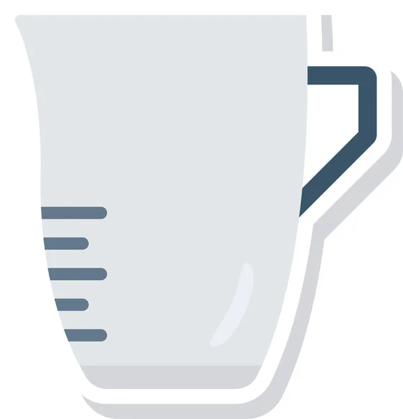 Пити Глечик Молока Значок Плоскому Стилі — стоковий вектор
