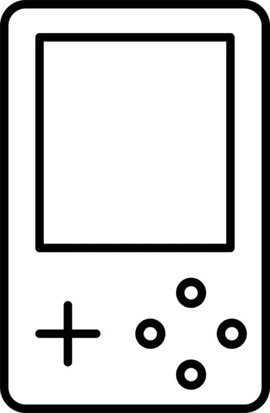 Video Game Console Pictogram — Stockvector