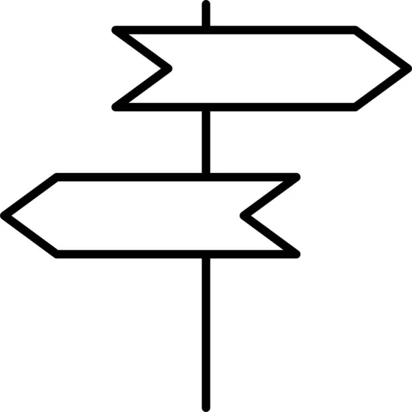 Board Arrow Direction Icon — Stock Vector
