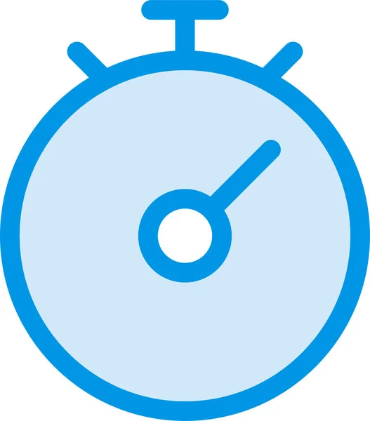 Clock Deadline Stopwatch Icon Filled Outline Style — Stock Vector