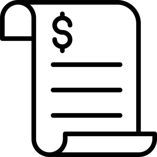 Ikona Płatności Rachunku — Wektor stockowy