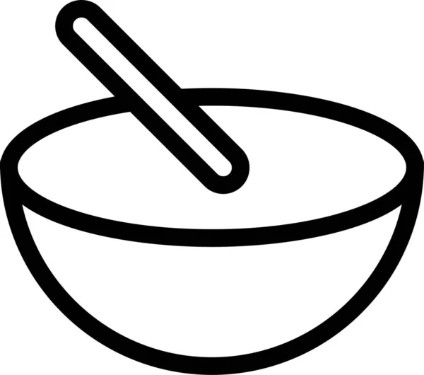 Иконка Здоровья Блюд Стиле Наброска — стоковый вектор