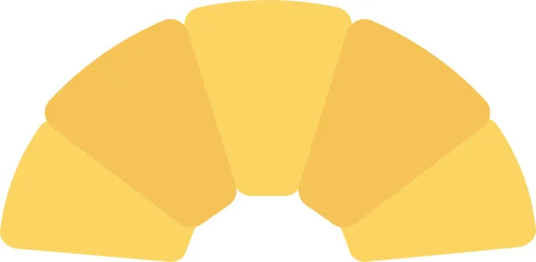 Ikona Muffin Pekařského Chleba Plochém Stylu — Stockový vektor