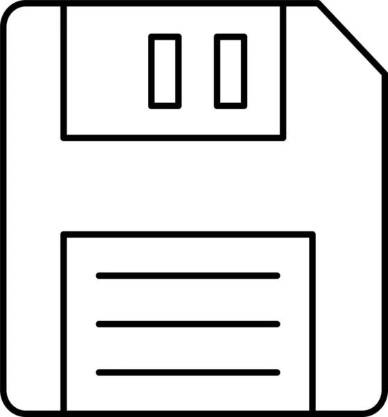 Puce Floppy Guard Icône Dans Catégorie Gestion Entreprise — Image vectorielle