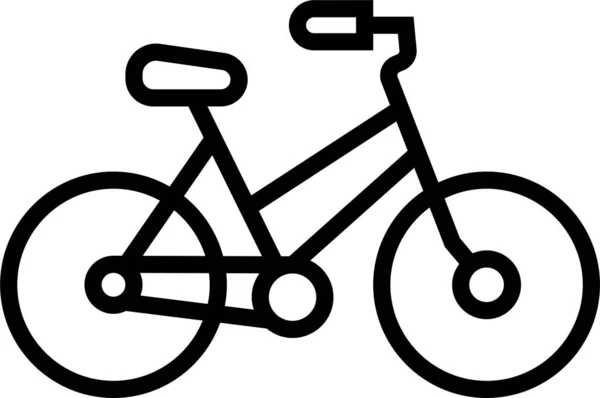 Actividad Bicicleta Icono Ejercicio — Archivo Imágenes Vectoriales