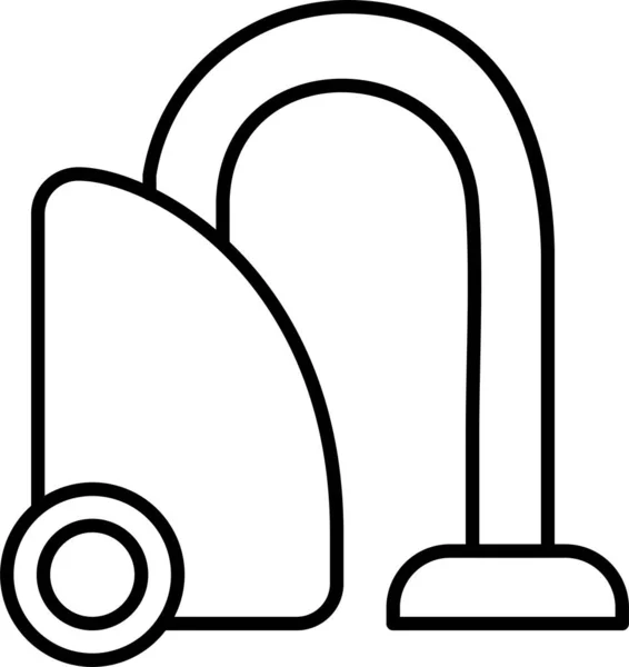 Appliances Cleaner Vacuum Icon Outline Style — Stock Vector