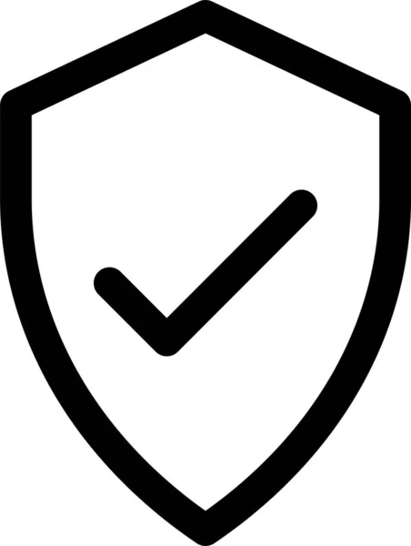 Ícone Segurança Proteção — Vetor de Stock