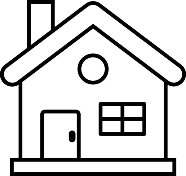 House Real Estate Icon — Stock Vector