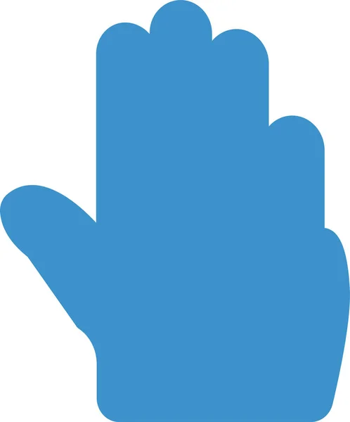 Χέρι Χειρονομία Εικονίδιο Επίπεδο Στυλ — Διανυσματικό Αρχείο