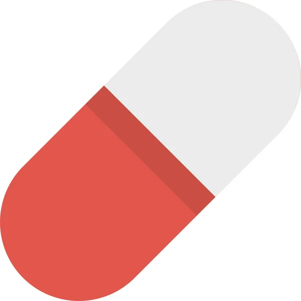 Drugs Medicine Health Icon Flat Style — Stock Vector