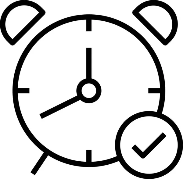 Alarm Clock Timer Icon — Stock Vector