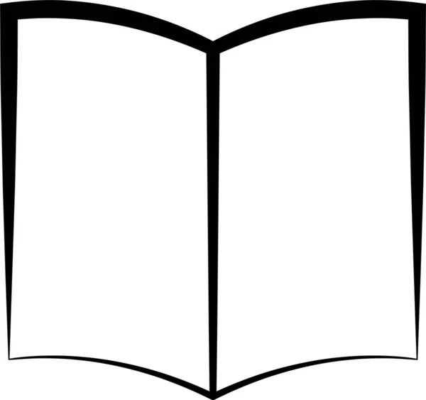 Иконка Журнала Брошюр Ручном Стиле — стоковый вектор