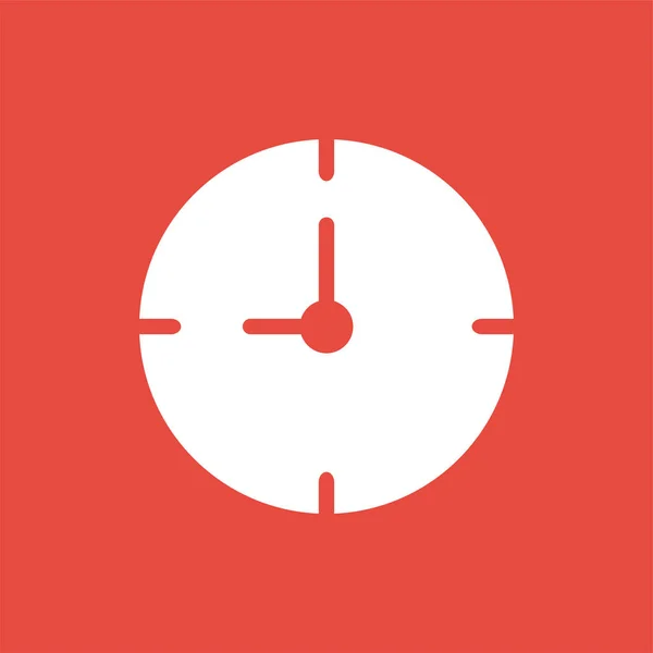 时钟定时器图标的徽章风格 — 图库矢量图片