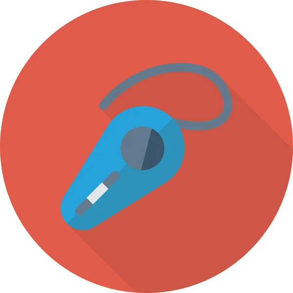 Bluetooth Ακουστικό Άκουσμα Εικονίδιο Επίπεδη Στυλ — Διανυσματικό Αρχείο