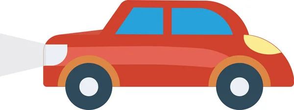 Ikona Transportu Samochodowego Płaskim Stylu — Wektor stockowy