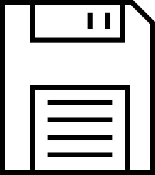 Floppy Disk Icoon — Stockvector