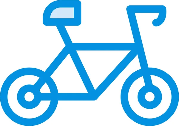 Cykel Cirkus Cykel Ikon Fylld Kontur Stil — Stock vektor