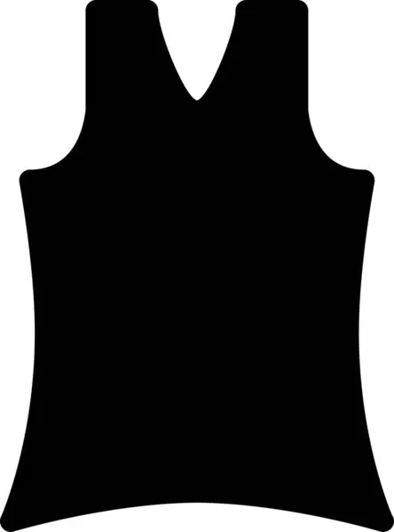 Vestido Tela Icono Moda Estilo Sólido — Vector de stock