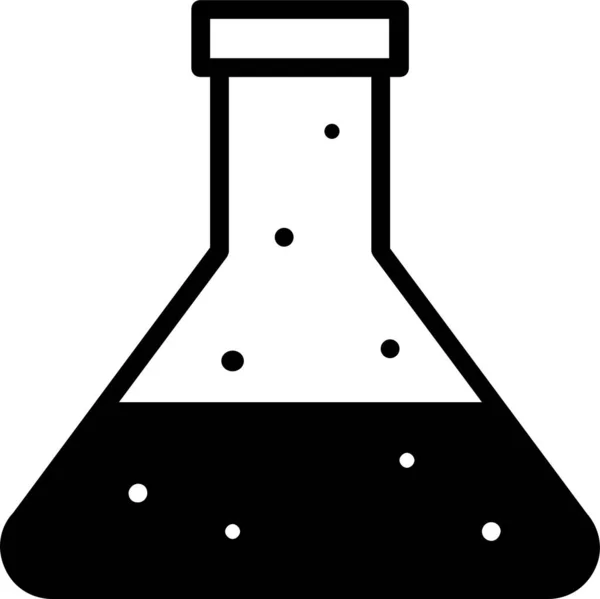 Biyoloji Kimya Deneyi Simgesi — Stok Vektör