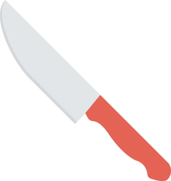 Coupe Couteau Icône Outil Dans Style Plat — Image vectorielle