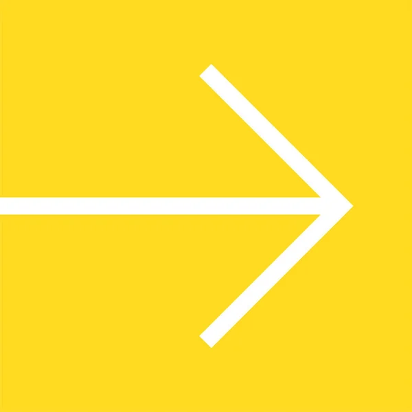 Flèche Direction Icône Navigation Dans Style Solide — Image vectorielle