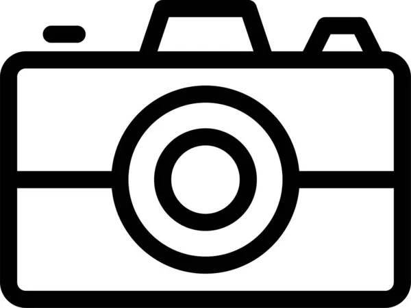 Camera Device Digital Icon Outline Style — Stock Vector