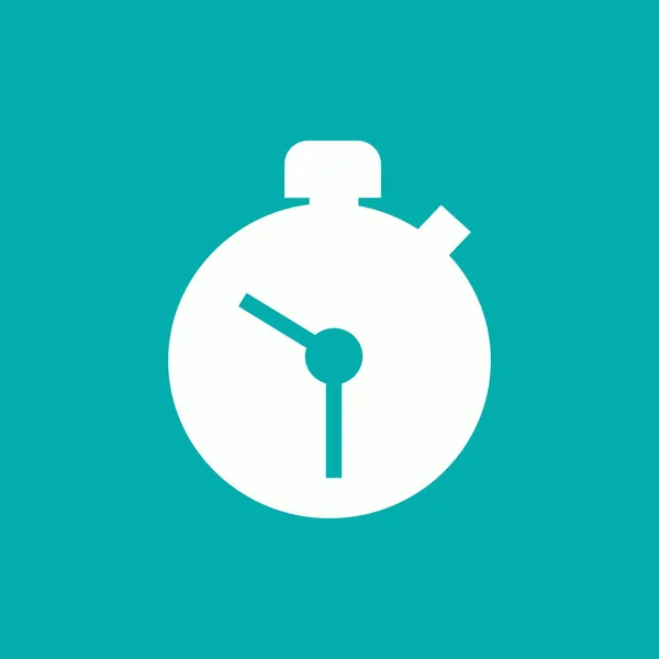 Ρολόι Χρονόμετρο Εικονίδιο Στερεό Στυλ — Διανυσματικό Αρχείο