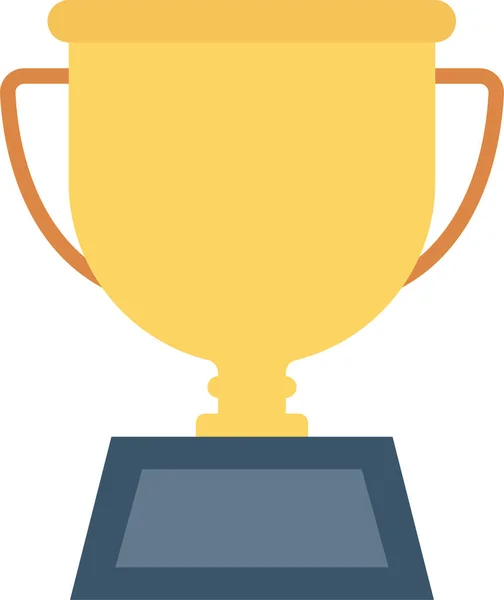 Икона Кубка Чемпиона Плоском Стиле — стоковый вектор