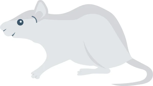 Животный Миккимуз Икона Домашнего Животного Плоском Стиле — стоковый вектор