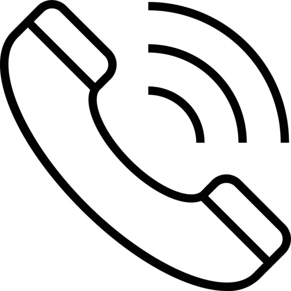 Technologie Ikone Für Telefongespräche — Stockvektor