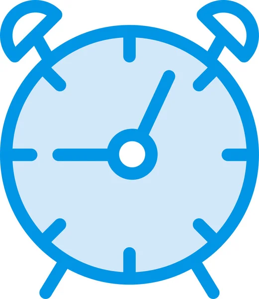 Alarm Clock Notification Icon Filled Outline Style — Stock Vector