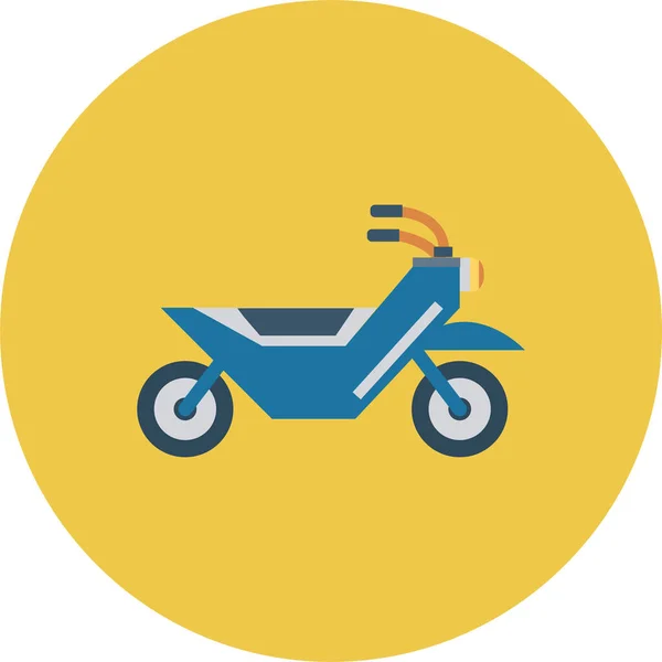 平板车摩托车图标 — 图库矢量图片