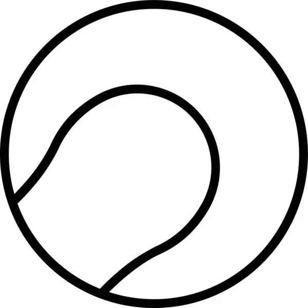 Иконка Теннисного Мяча — стоковый вектор