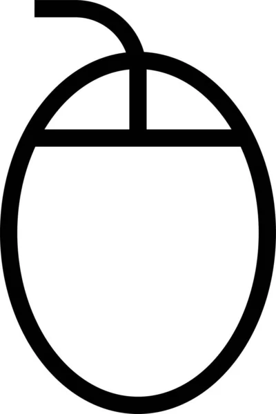 Cursor Maussymbol Umrissstil Anklicken — Stockvektor