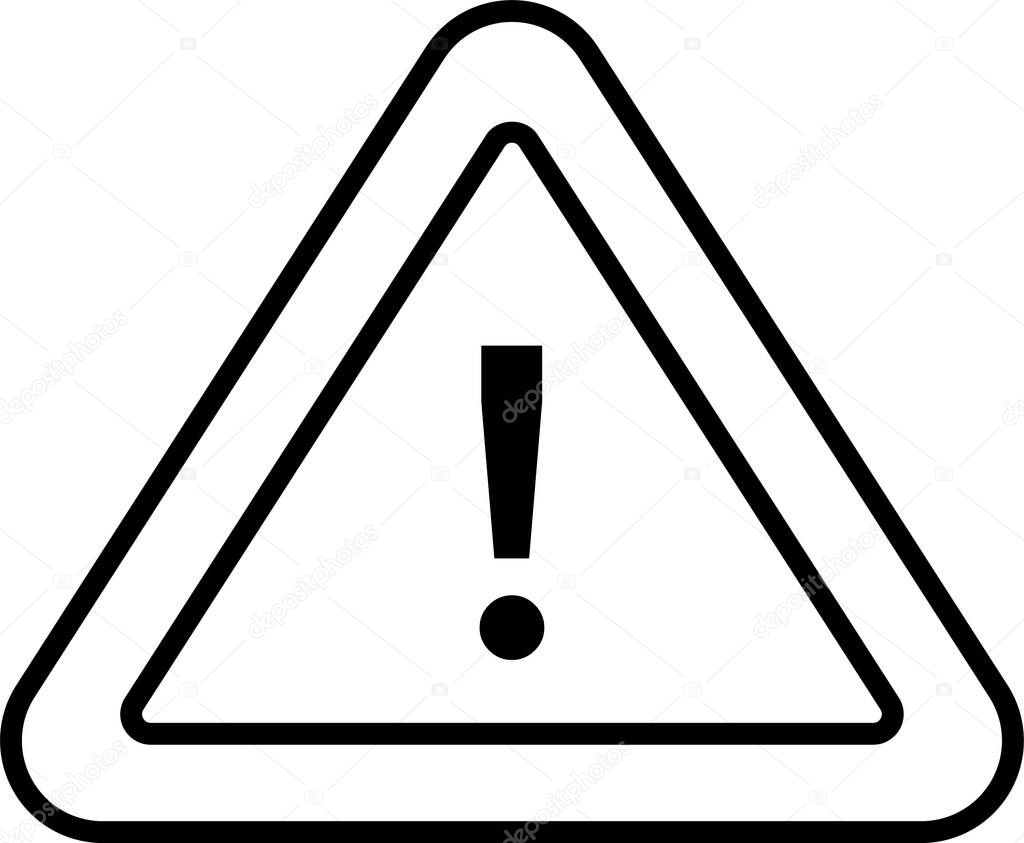 Icono Marca Error Precaución Estilo Esquema Vector de stock por ©iconfinder  522485852, image size:1024x843