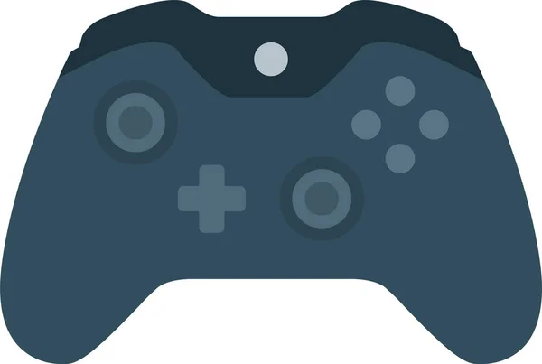 Jeu Manette Joypad Icône Dans Style Plat — Image vectorielle